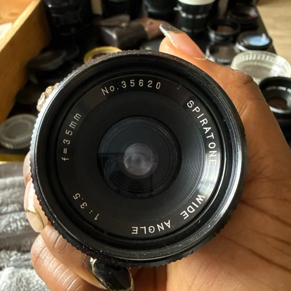 Wide Angle Camera Lens - Black